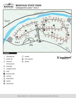 蒙托克州立公园露营地环路 1 和 2